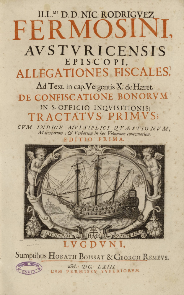 Altes Buchcover mit einem vintage-Schiff mit blähenden Segeln auf ruhiger See, Text in klassischer Schriftart, gedämpfte Farben.