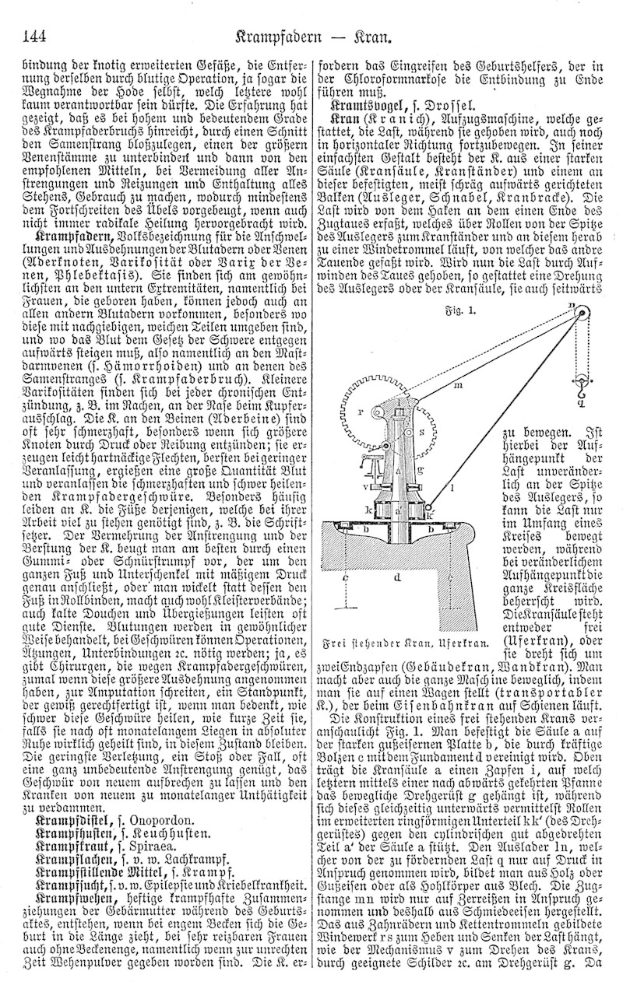 Seite aus einem Buch mit dem Titel "Deutsches Patent 114,000,000", das eine technische Zeichnung einer Maschine auf der rechten Seite zeigt.