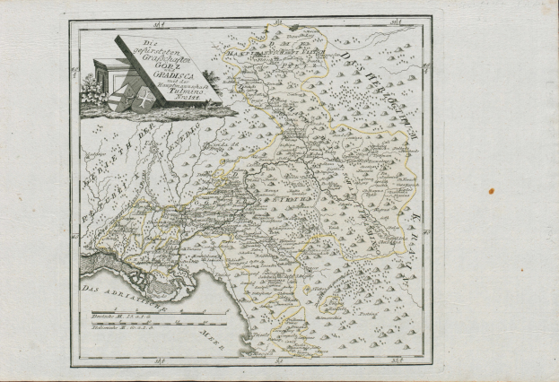 Schwarze und weiße Deutschlandkarte mit einer Haus-Illustration in der Mitte, begleitet von Text.